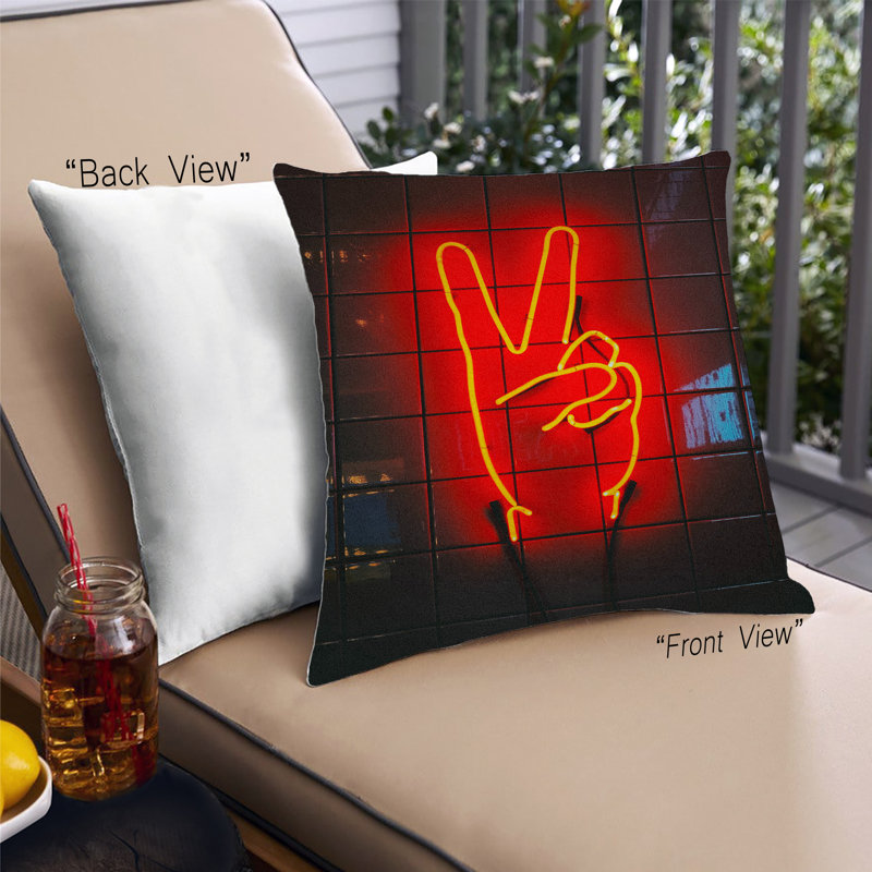 Coussin Neon Neon 84, Microsuède