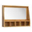 Sahara Flat Mirror with Shelves