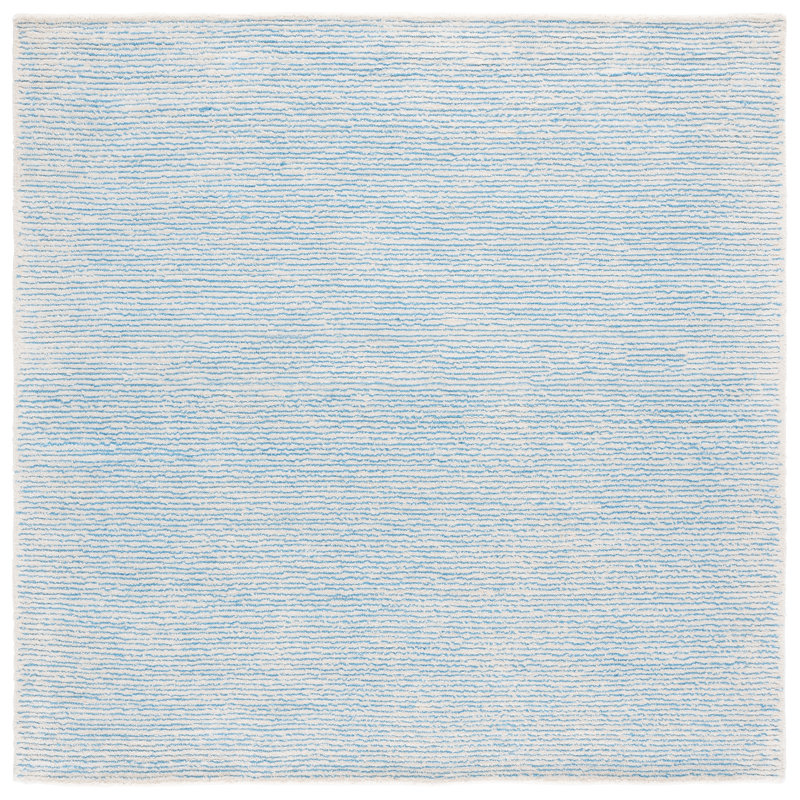 Abstract Hand Tufted Performance Abstract Indoor Rug, Square 6'
