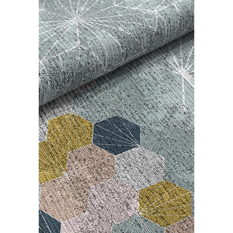Ailsa Geometric Area Rug, Rectangle 120 x 170cm