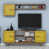 Walnut/Yellow