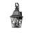 1 Pack Matte Black Outdoor Wall Lantern, Waterproof Porch Light With Clear Glass For House Garage Front Door