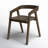 Dey 18'' H Solid Wood Arm Chair
