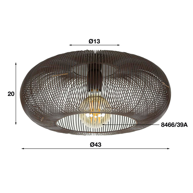 Lillias 3-Light 41cm Spotlight