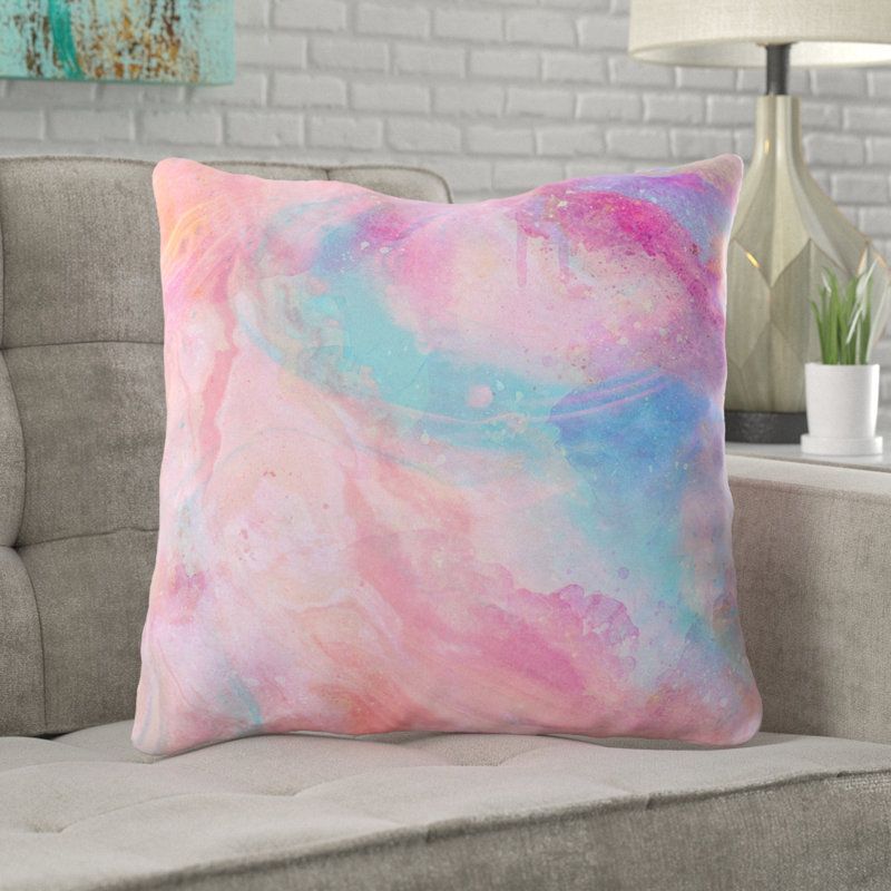 Caselli Throw Pillow, Indoor, Microsuede