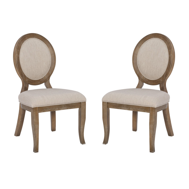 Vassallo 18.25'' H Linen Upholstered Side Chair