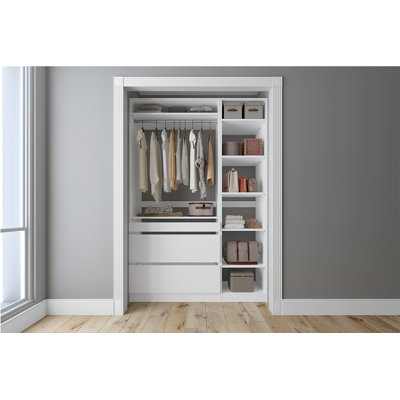 South Dakota 54" W Closet System Reach-In Sets