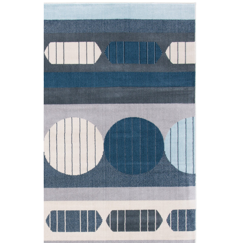 Horrell 300 Performance Geometric Rug, Rectangle 5'3" x 7'7"