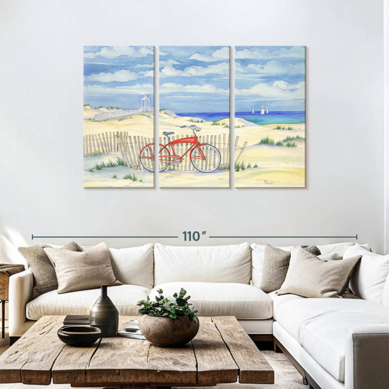 Gillard Beach Cruiser I, 48" H x 74" W