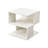 White 2-Layer Simple Household Bookshelf