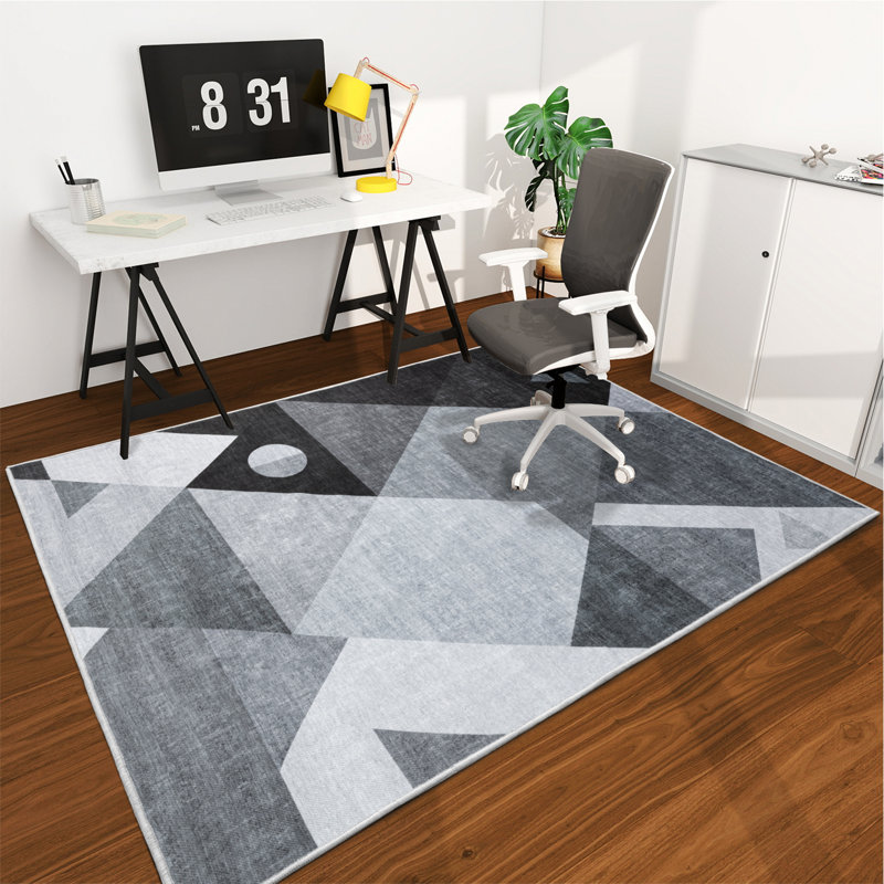 Protecteur de plancher de tapis de chaise et rehausseur de style pour les espaces de bureau à domicile ou de salle à manger