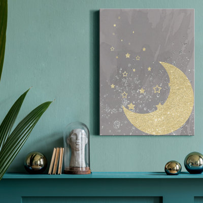 " Sparkling Night " by Daniela Santiago Painting Print