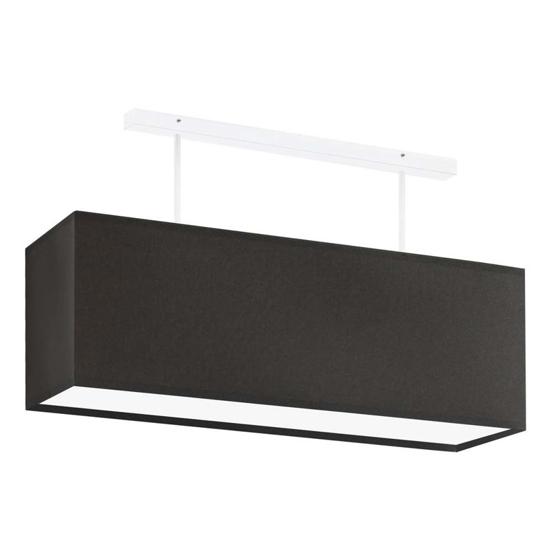 Decoda 2 - Light Kitchen Island Pendant, White, Dark Brown