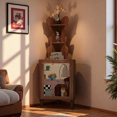 Armoire d'appoint en bois moderne et créative