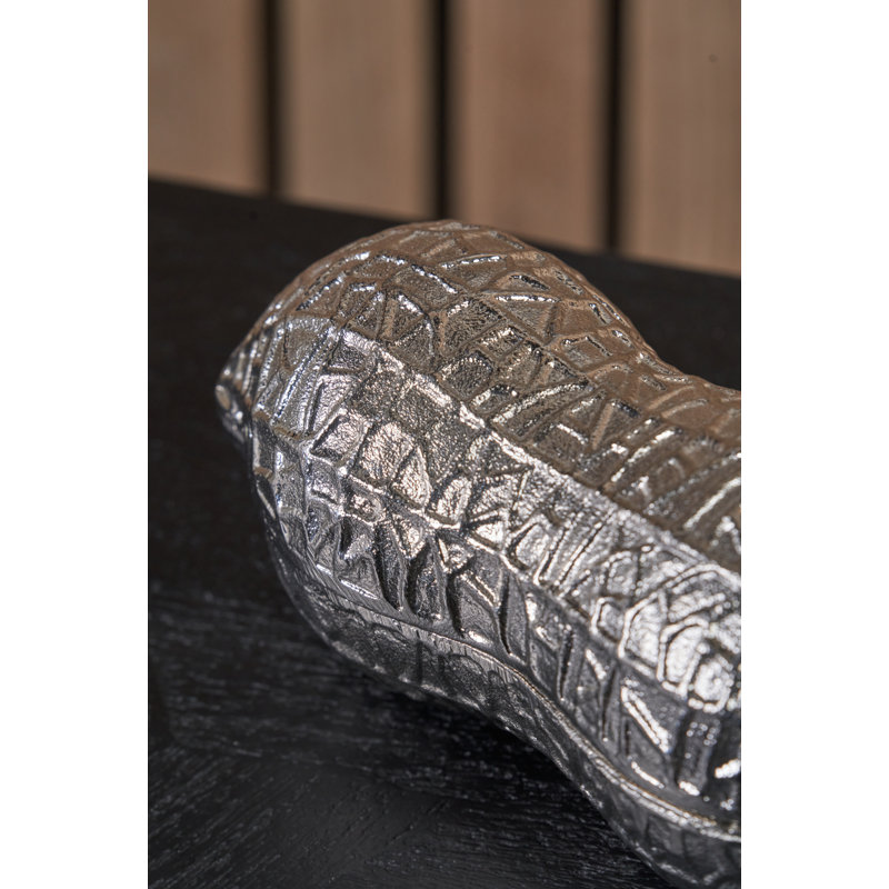 Aluminum Decorative Bowl, Silver
