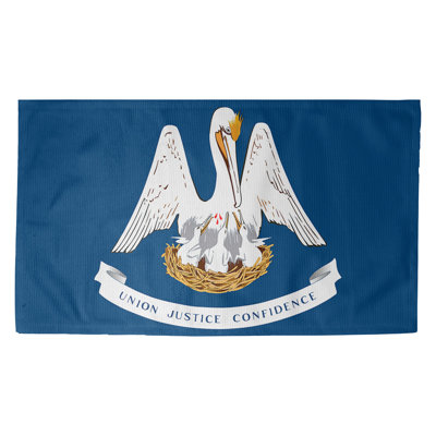 Tapis de porte d’intérieur à drapeau louisiana Fawcett