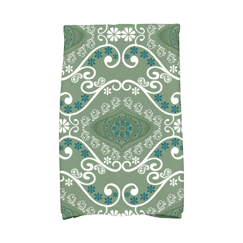 Xenia Hand Towel, Green