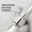 Bras de douche mural 8 "avec bride-63383086