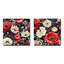 Cadwell - Ensemble de 2 collages carrés floraux-101853154-101853155