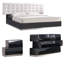 Ensemble de chambre configurable avec lit tapissier Mcinerney