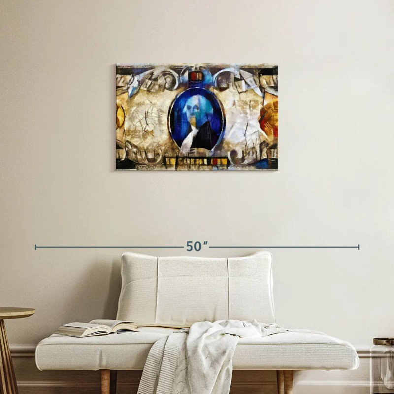Kerner Abstract Money Bill, 20" H x 30" W