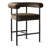 24" Upholstered Velvet Counter Stool-452818101