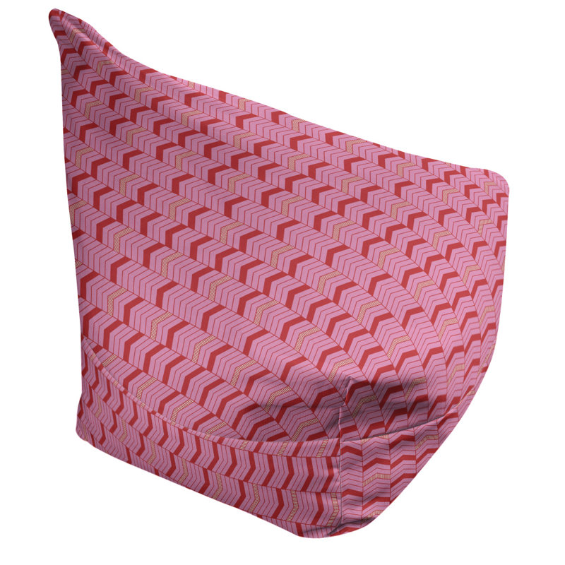 Fauteuil à billes standard &, H 29 po x l 38 po x P 42 po, Rouge / rose