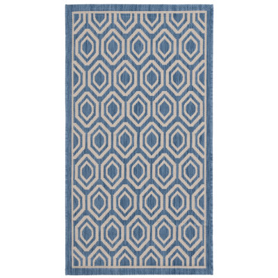 Deedrick Performance Geometric Indoor/Outdoor Area Rug