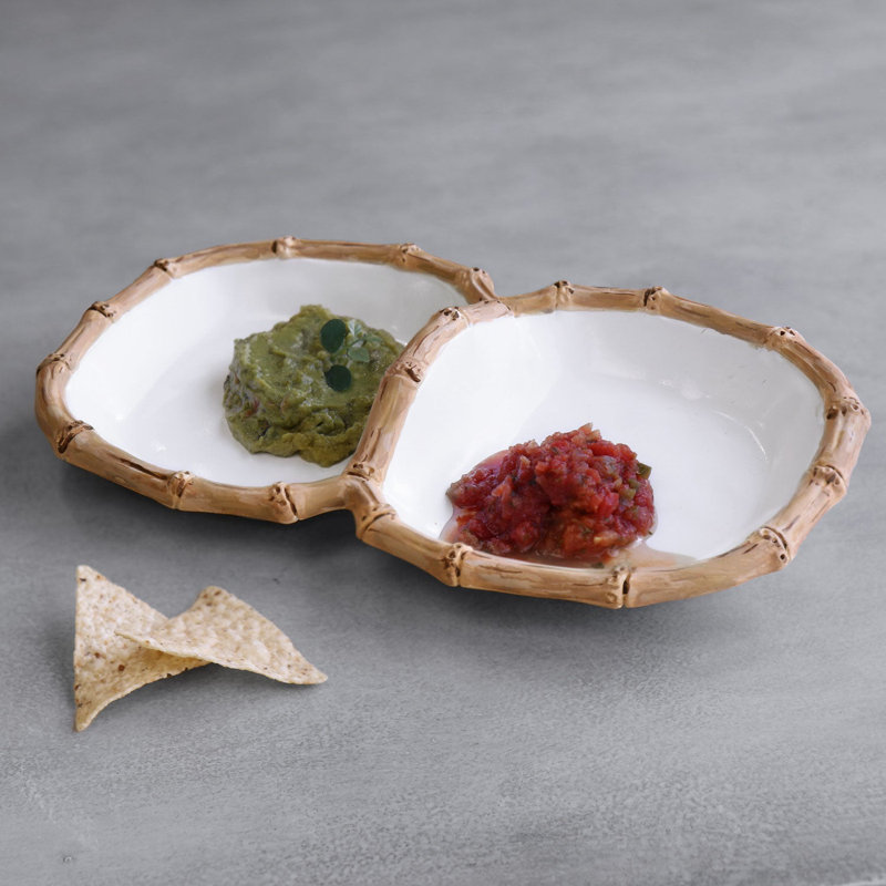 Vida Melamine Divided Serving Dish