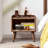 Pure Solid Wood Bedside Cabinet Modern Simple Nightstands European Beech Bedside Cabinet Nordic Bedroom Solid Beech Storage Cabinet 0.4M