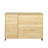 Modern Wooden Buffet Sideboard, 3 Doors 2 Drawers Storage Cabinet for Dining Room & Entryway, 43.3", Oak-118319485