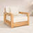 Melrose Teak Outdoor Lounge Chair-1386063595