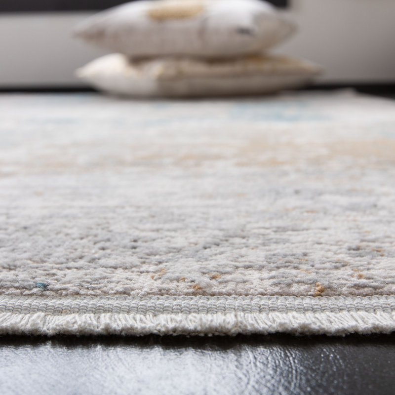Brookneal Performance Abstract Rug, Square 7'