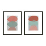 Triple Fusion. Set Of 2 Painting by Andrea Stokes