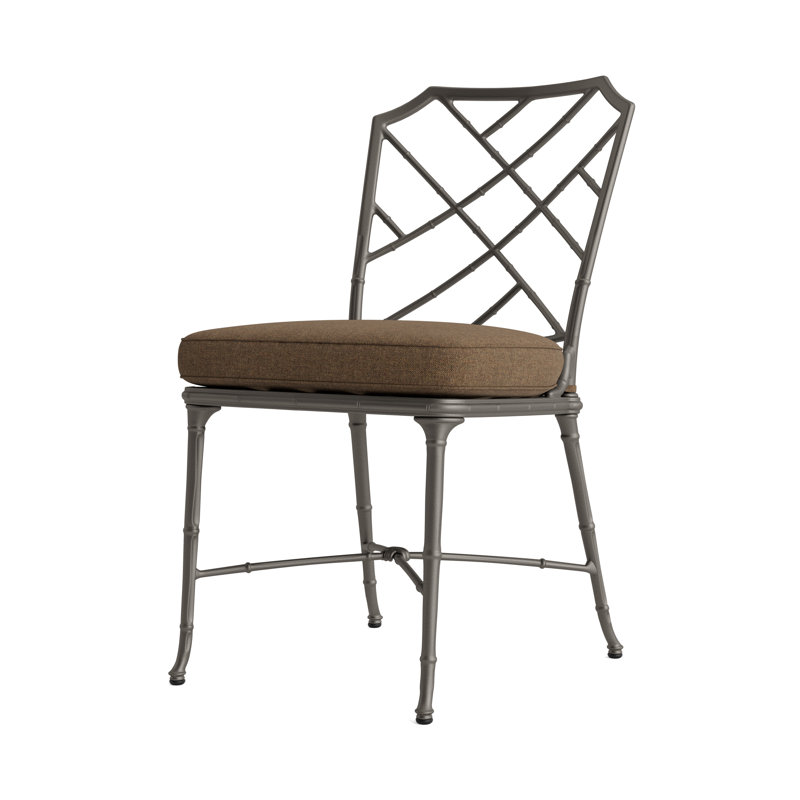 Calcutta Outdoor Dining Side Chair, Mica, Fusion Moccasian, Brown