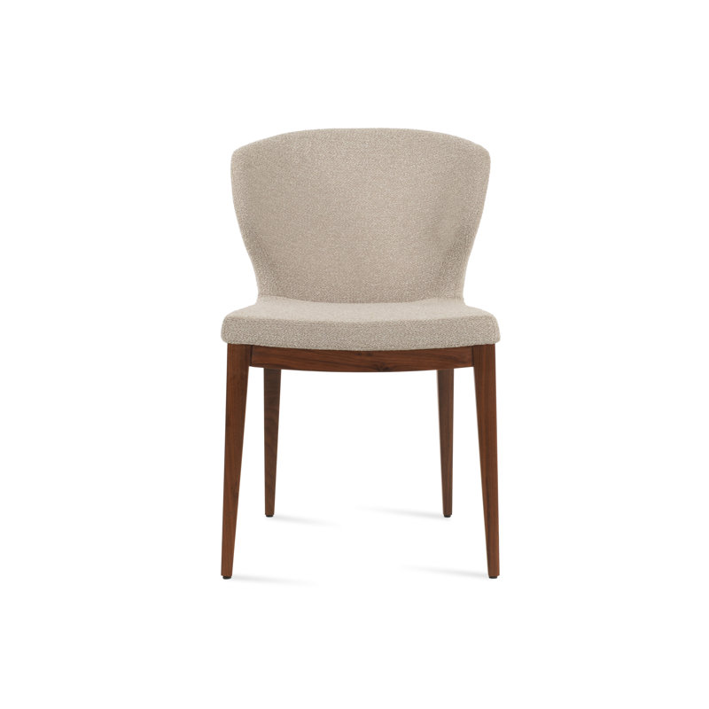 Amed Plus Wood Chair, Caramel, American Walnut