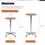 Table de bar mobile et ajustable-113935983