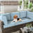 Outdoor 8-Piece 4" Replacement Cushion Set – 3 Seat Cushions, 3 Backrests, 2 Corner Cushions – Cushion Set Only-210960025