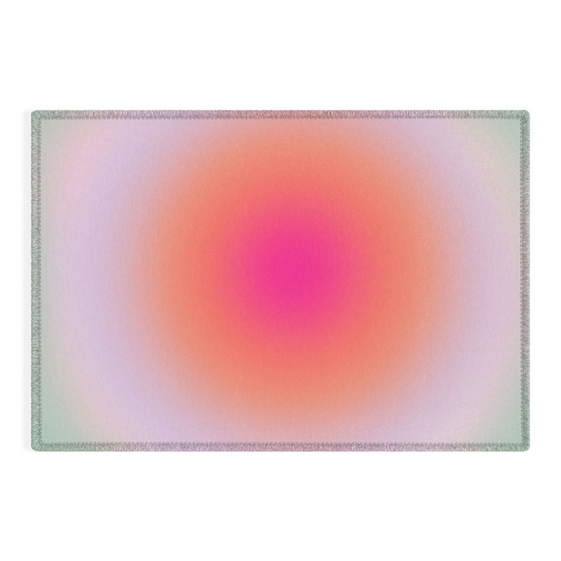 Tapis rectangulaire Caleigh avec envers antidérapant, Rectangle 2 pi x 3 pi