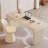 Modern Design Creamy Style Drawer Writing Desk-2140237771
