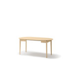 Plot PT-05: Elegant Light Oak Extendable Dining Table | Versatile Dining Solution - W90-210cm