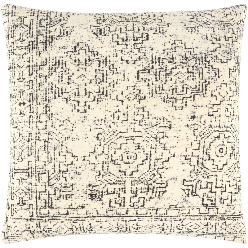 Coussin décoratif Galey Alix x Livabliss Arabelle, 2 Piece Set, Square 18", Ivory