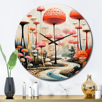 Clarkdale - Horloge murale Mid-Century