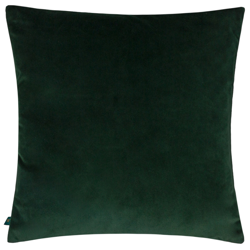 Floral Square Throw Cushion, Tangerine, Polyester