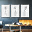 «Silver Lake I», ensemble de 3 toiles encadrées-97706525-97706523