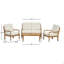 Table basse d'extérieur Acacia Classic, finition naturelle