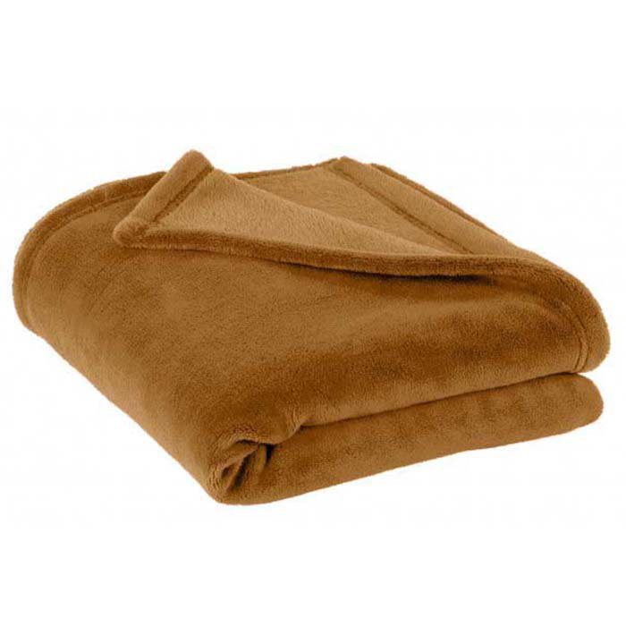Couverture Banan Cashmere Luxury, Grand, Brun clair