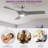 3 Fan Blades 52" Ceiling Fan-1762732966
