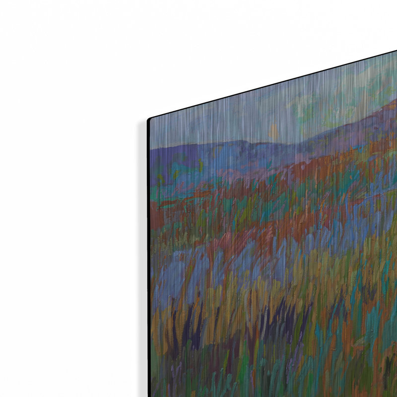 Winston Porter «Color Field 68» par Jane Schmidt, art mural en métal, H 12 po x l 16 po