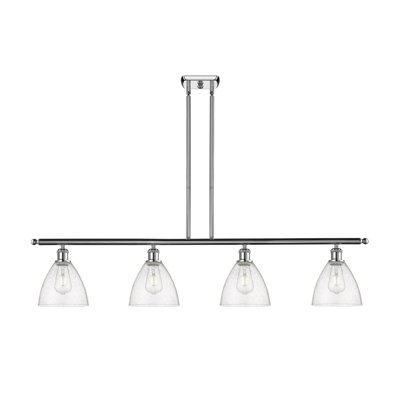 Luminaire suspendu linéaire à 4 lumières pour îlot de cuisine Amazin